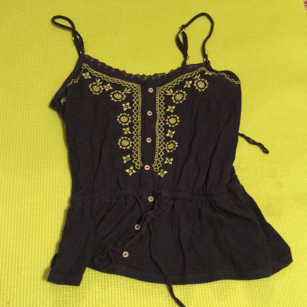 A blue and Green or pink and white tank top